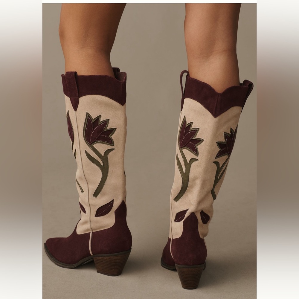 Matisse x Anthropologie Cool Hands Western Boots -Size 8 - Picture 2 of 6